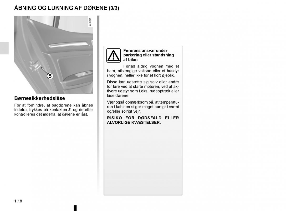 Renault Megane IV 4 Bilens instruktionsbog / page 24