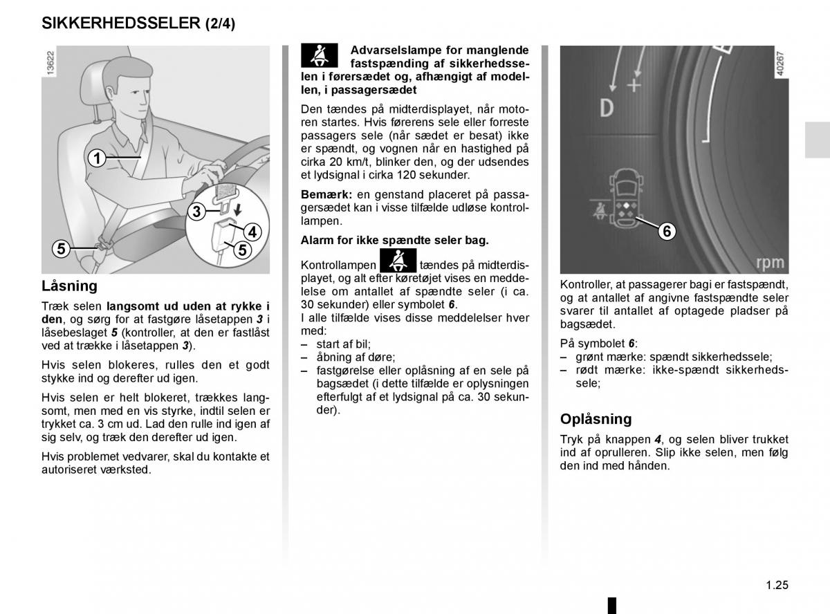 Renault Megane IV 4 Bilens instruktionsbog / page 31