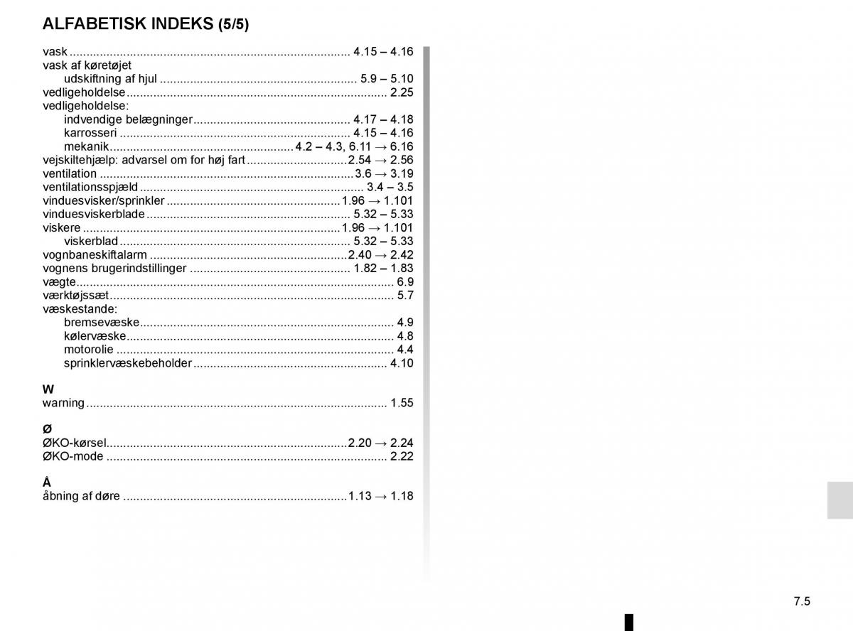 Renault Megane IV 4 Bilens instruktionsbog / page 337