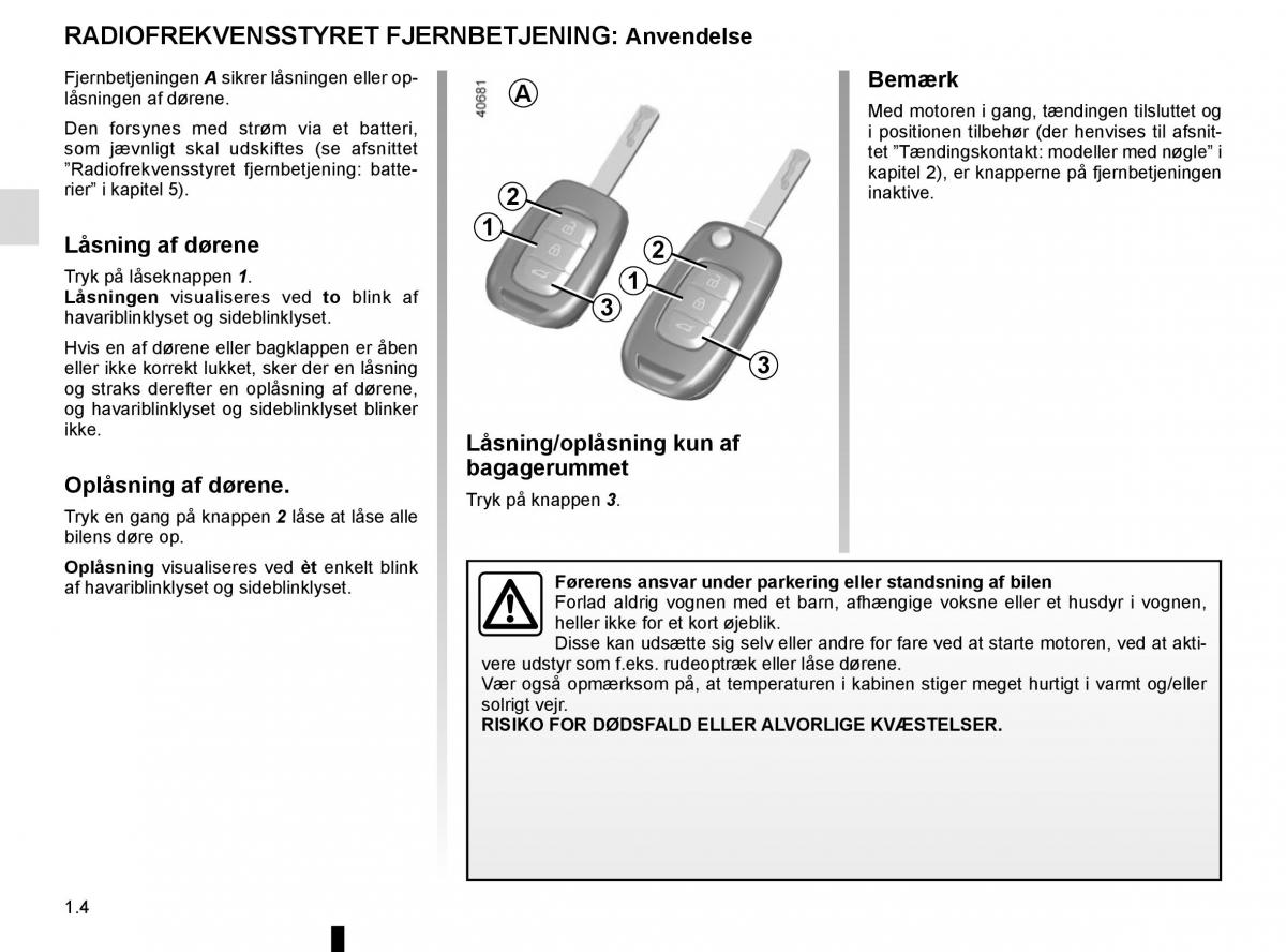 Renault Megane IV 4 Bilens instruktionsbog / page 10
