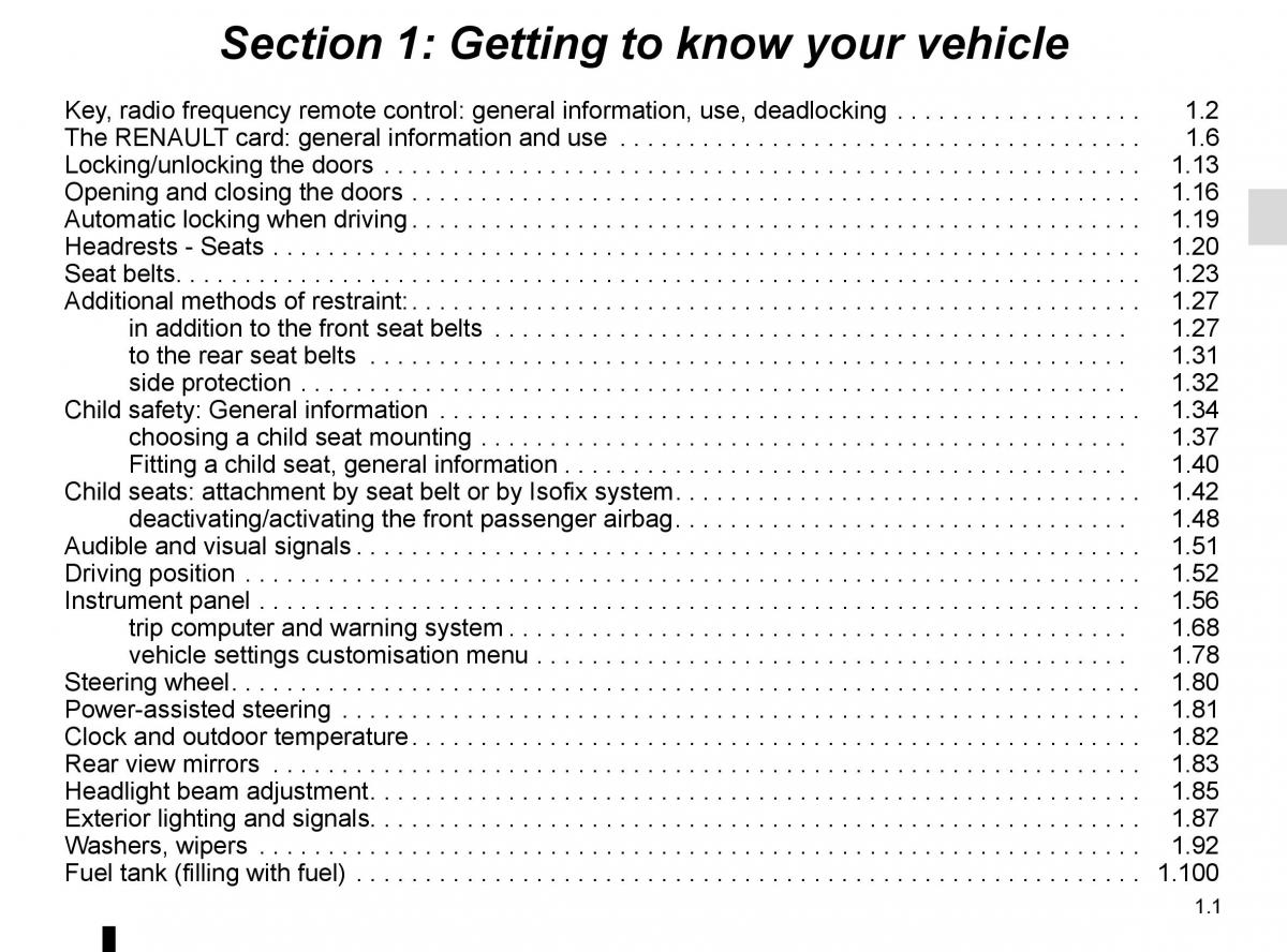 Renault Megane IV 4 owners manual / page 7