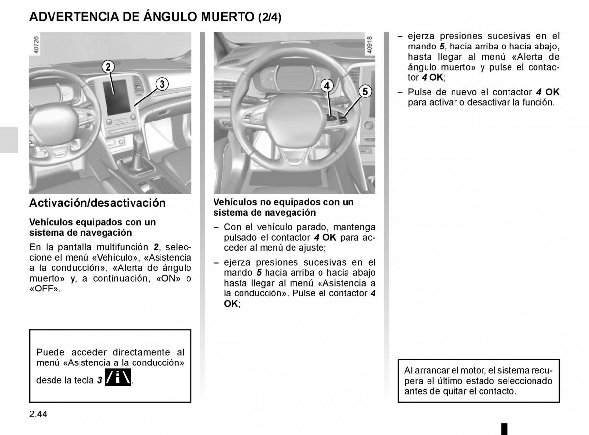 Renault Megane IV 4 manual del propietario / page 156