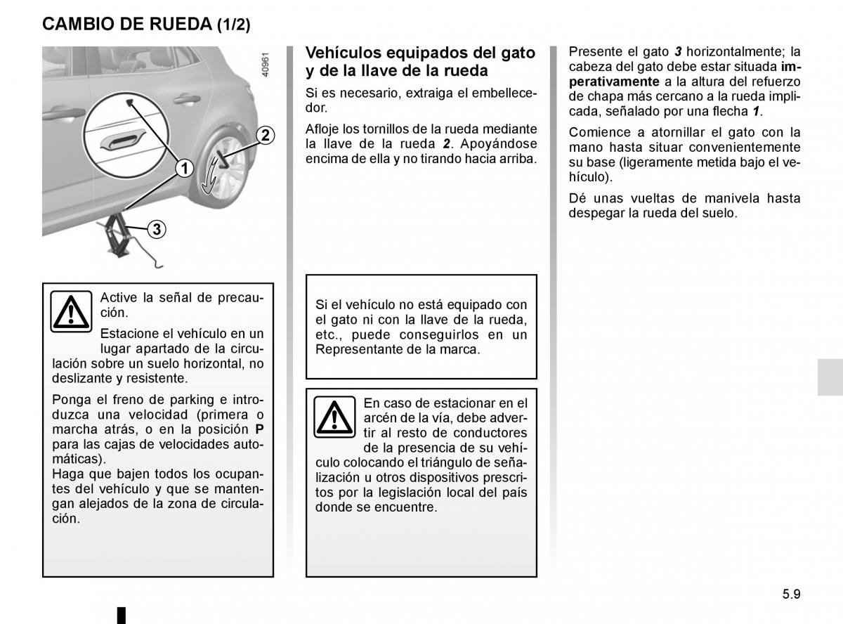 Renault Megane IV 4 manual del propietario / page 277