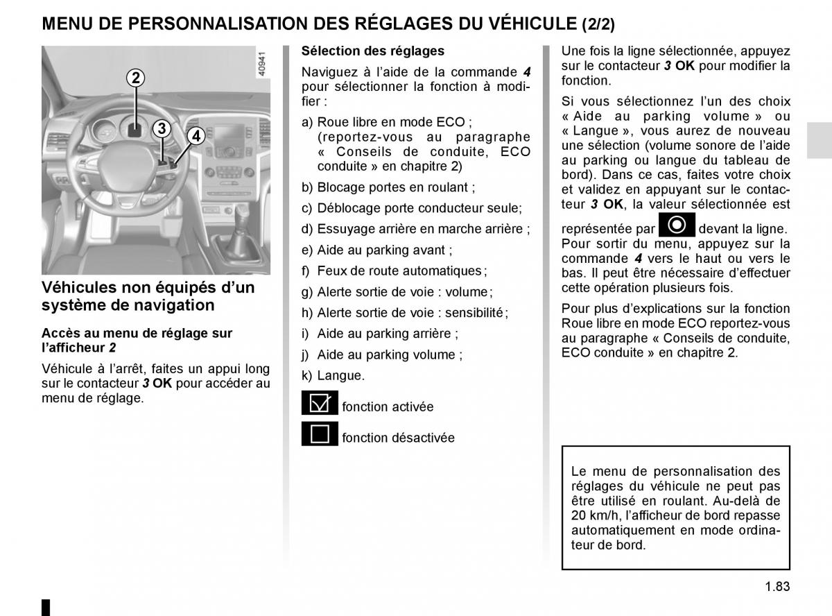 Renault Megane IV 4 manuel du proprietaire / page 89