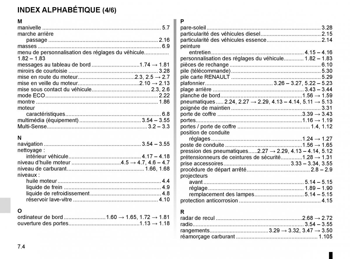 Renault Megane IV 4 manuel du proprietaire / page 336