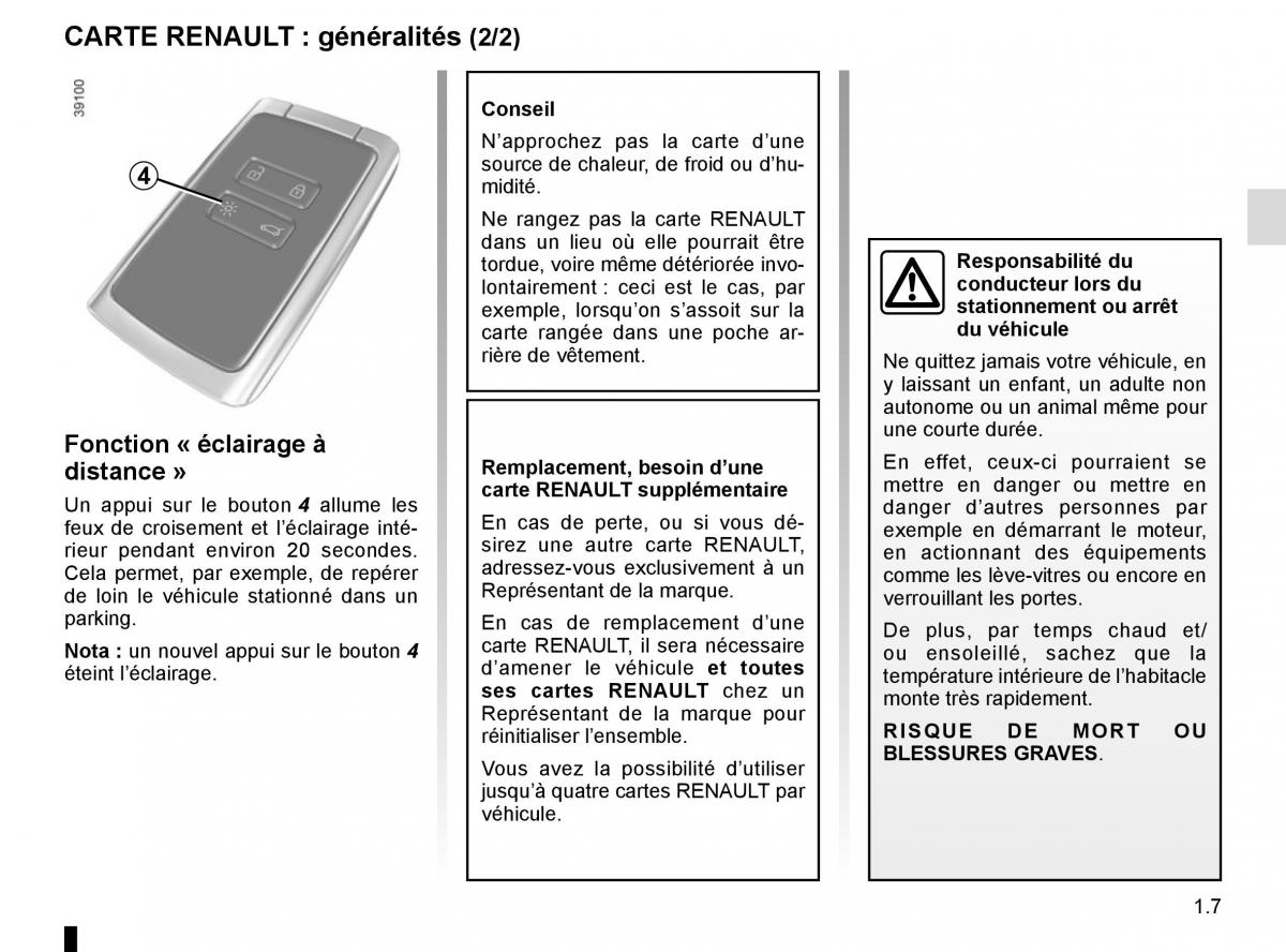 Renault Megane IV 4 manuel du proprietaire / page 13