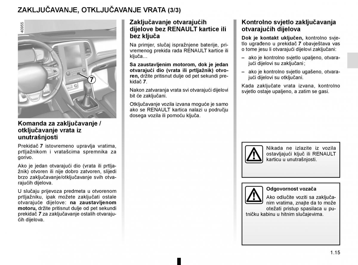 Renault Megane IV 4 vlasnicko uputstvo / page 21