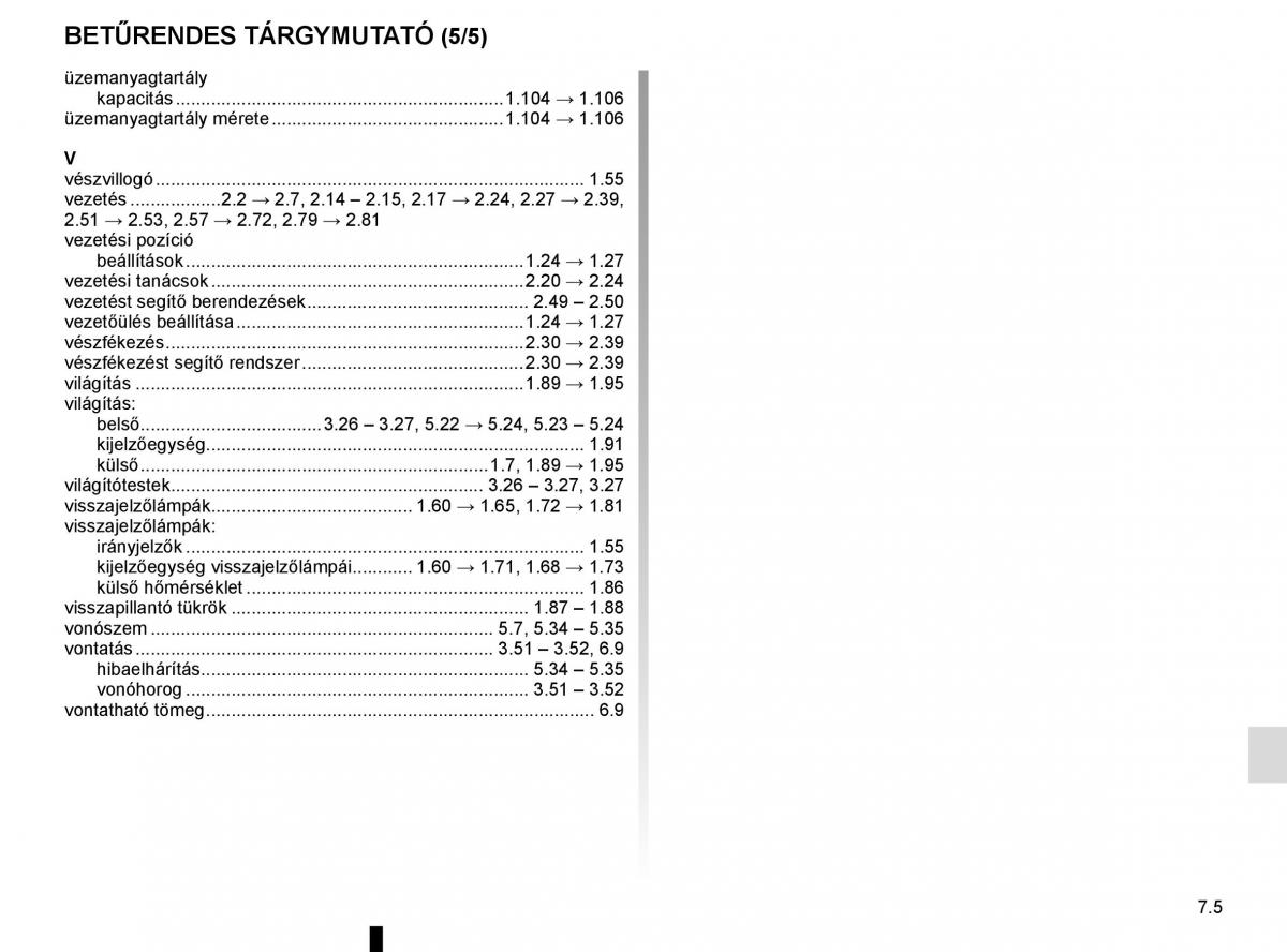 Renault Megane IV 4 Kezelesi utmutato / page 337