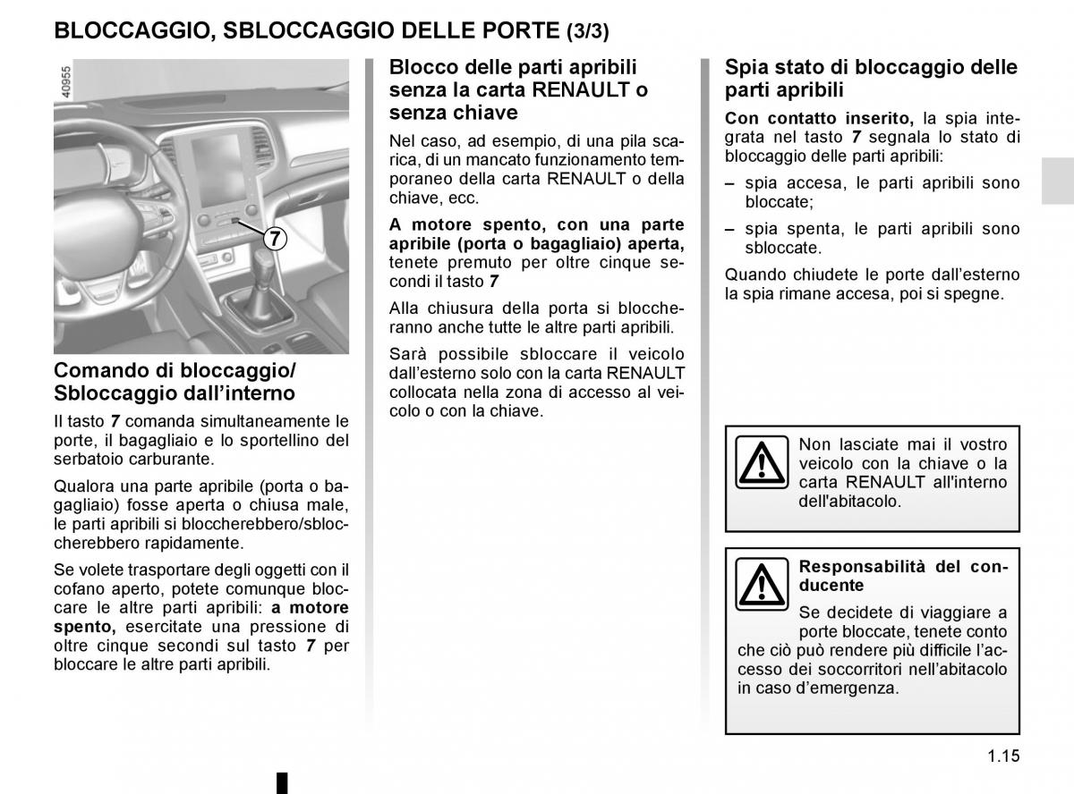 Renault Megane IV 4 manuale del proprietario / page 21