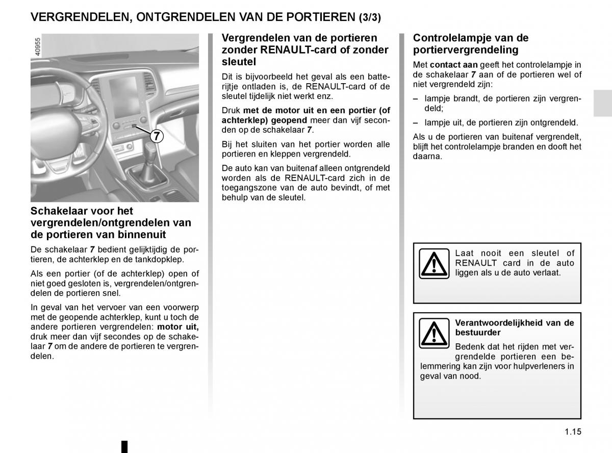 Renault Megane IV 4 handleiding / page 21