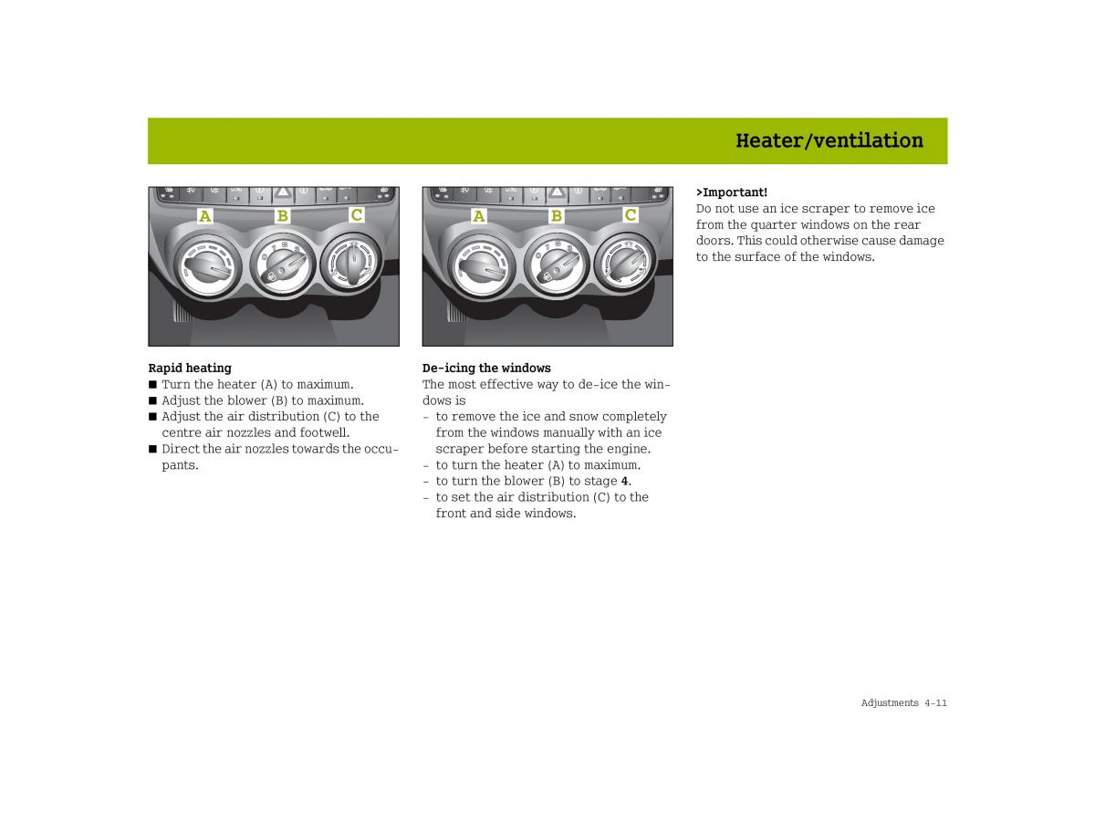 manual  Smart Forfour I 1 owners manual / page 99