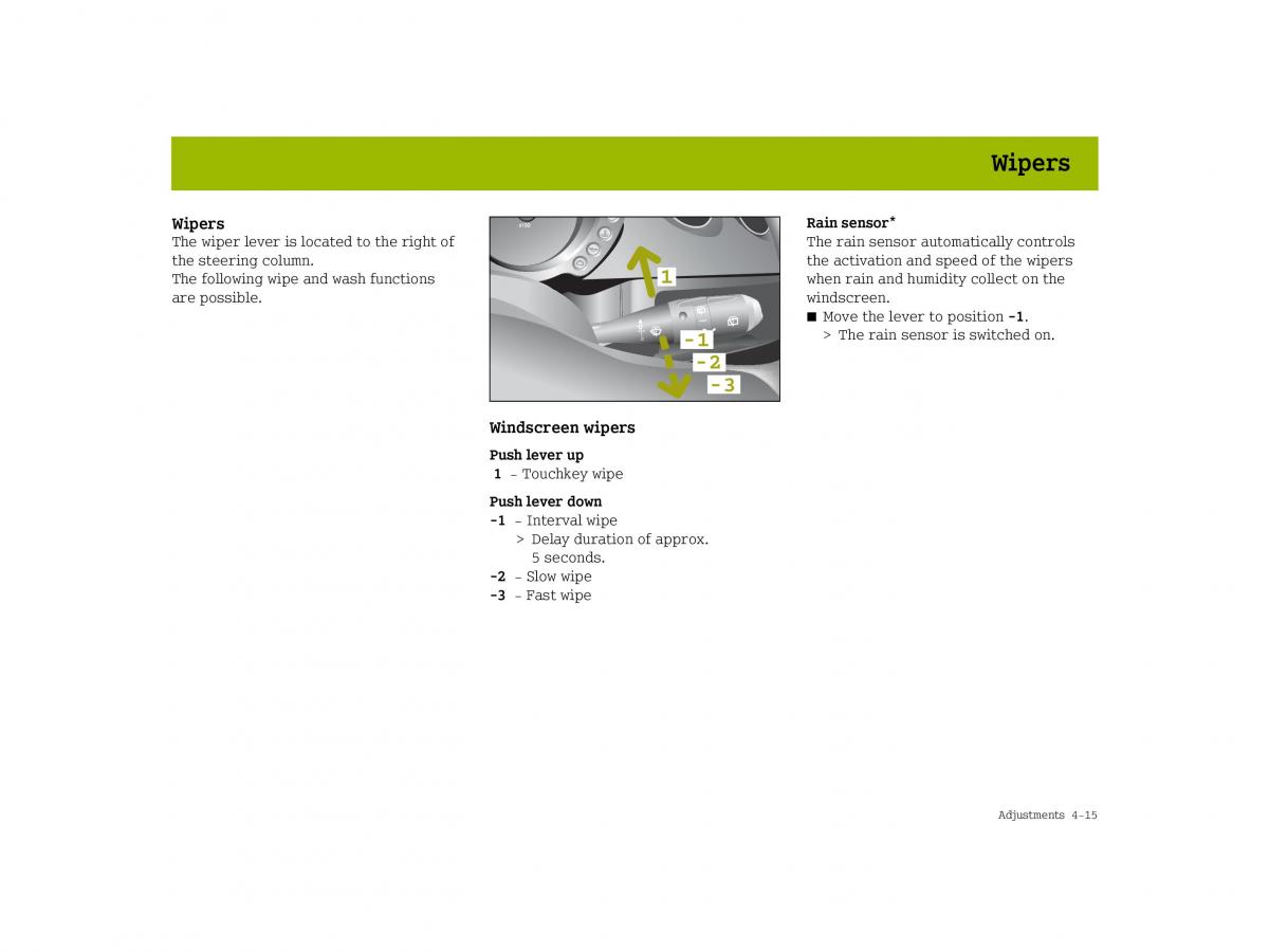 manual  Smart Forfour I 1 owners manual / page 103