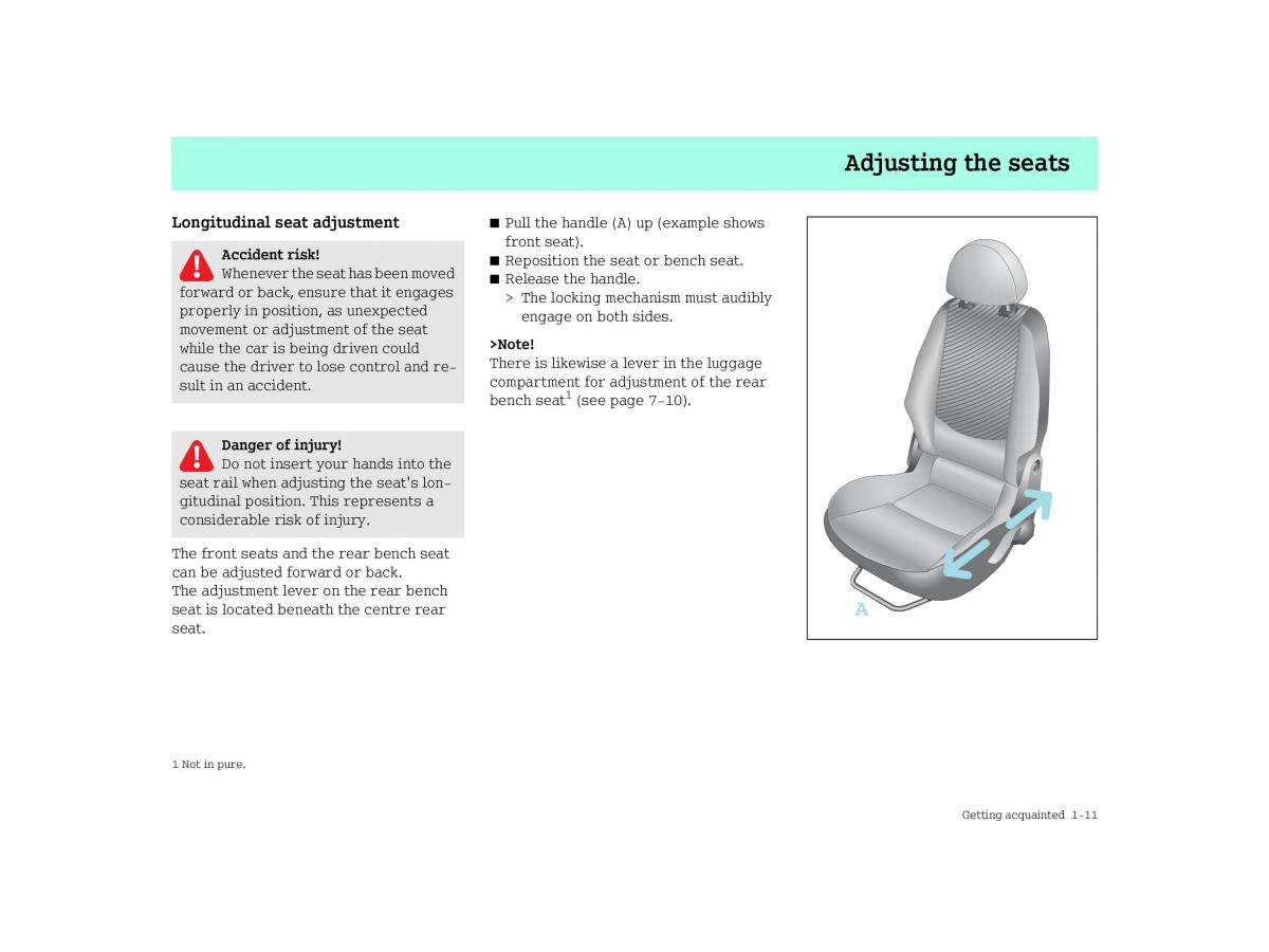 Smart Forfour I 1 owners manual / page 19