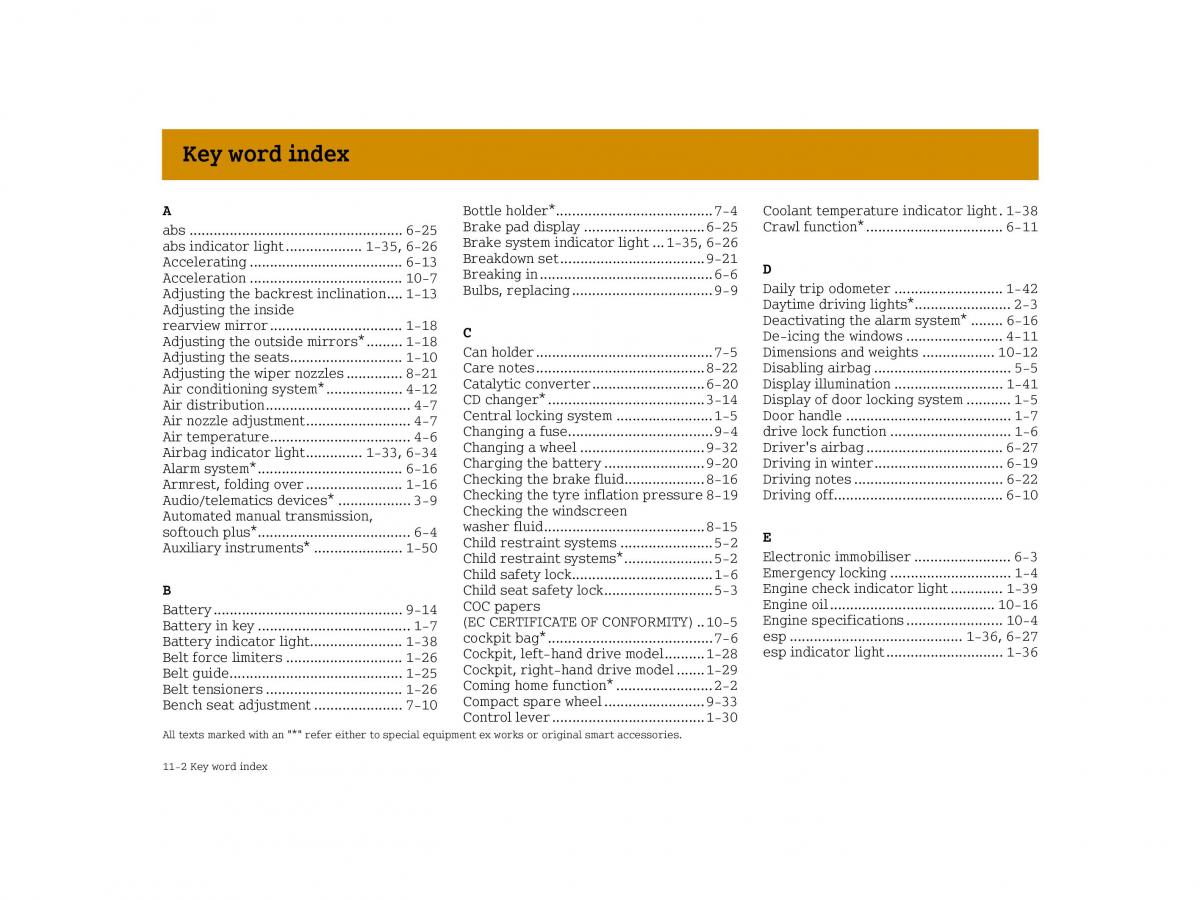 Smart Forfour I 1 owners manual / page 262