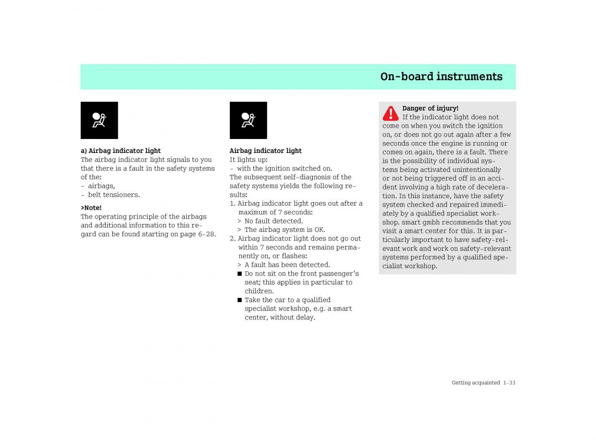 Smart Forfour I 1 owners manual / page 41