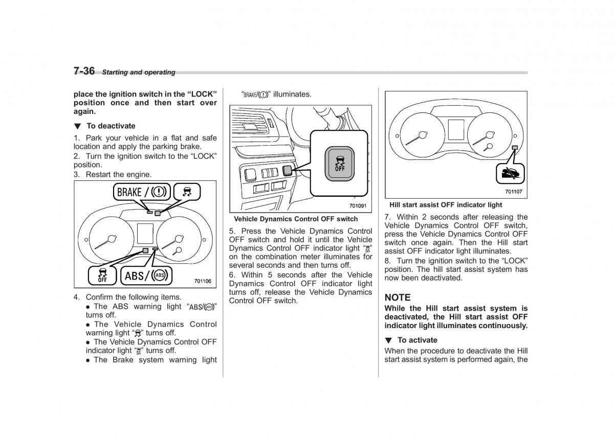 Subaru Impreza IV 4 owners manual / page 311