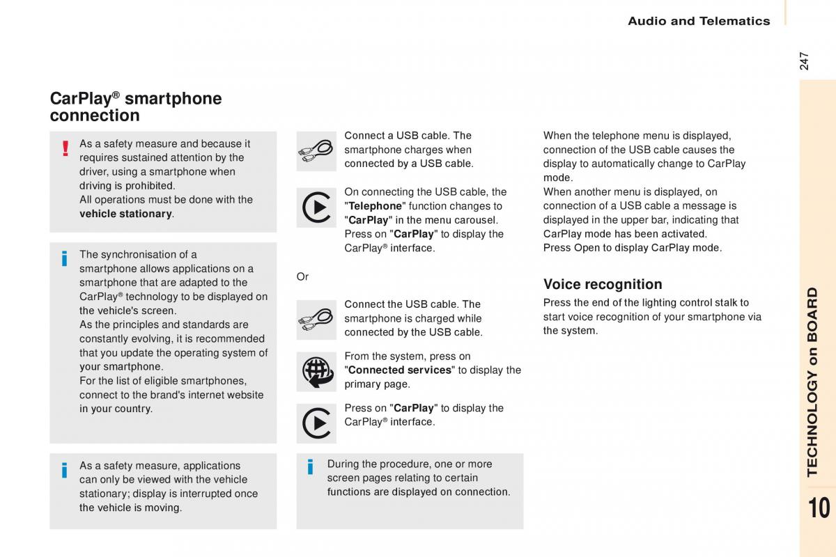 Citroen Berlingo Multispace II 2 owners manual / page 249