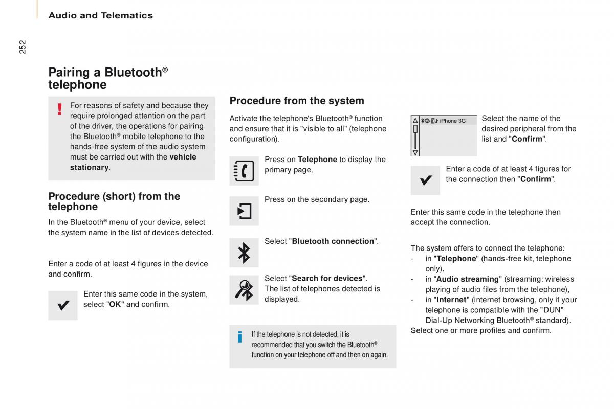 Citroen Berlingo Multispace II 2 owners manual / page 254