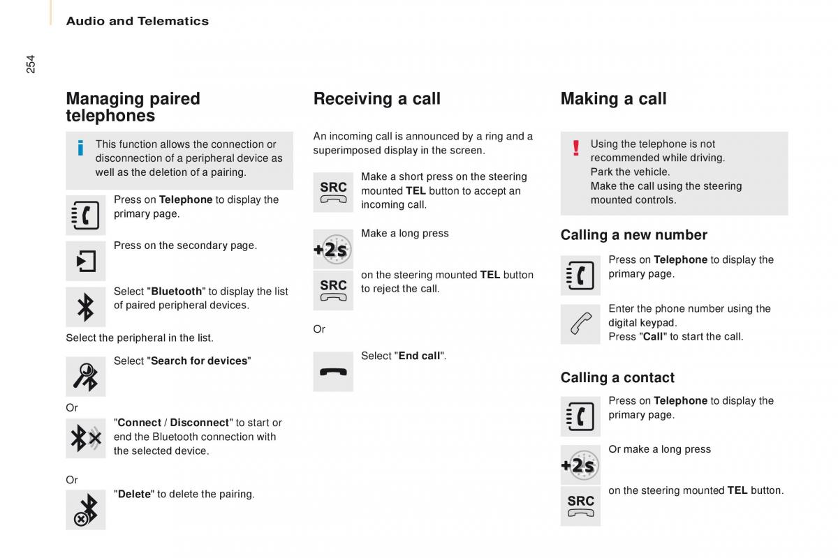 Citroen Berlingo Multispace II 2 owners manual / page 256