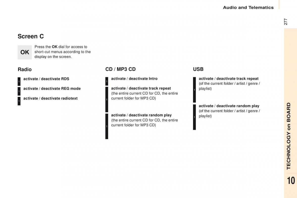Citroen Berlingo Multispace II 2 owners manual / page 279