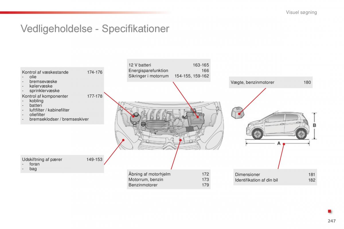 Citroen C1 II 2 Bilens instruktionsbog / page 249