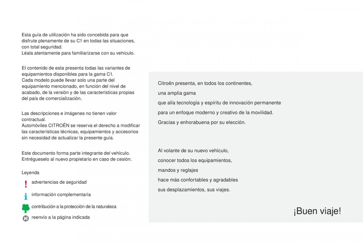 Citroen C1 II 2 manual del propietario / page 3