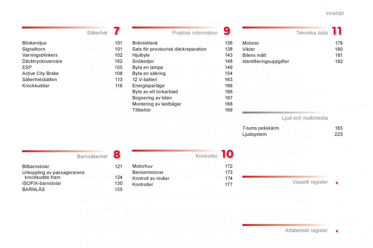 Citroen C1 II 2 instruktionsbok / page 5