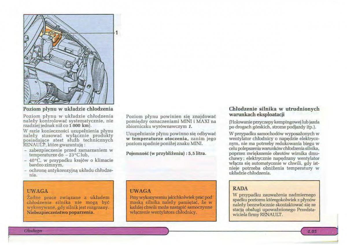 Renault Twingo I 1 instrukcja obslugi / page 66