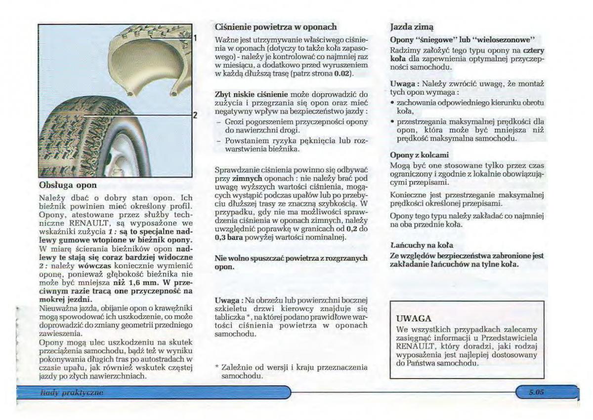 Renault Twingo I 1 instrukcja obslugi / page 75