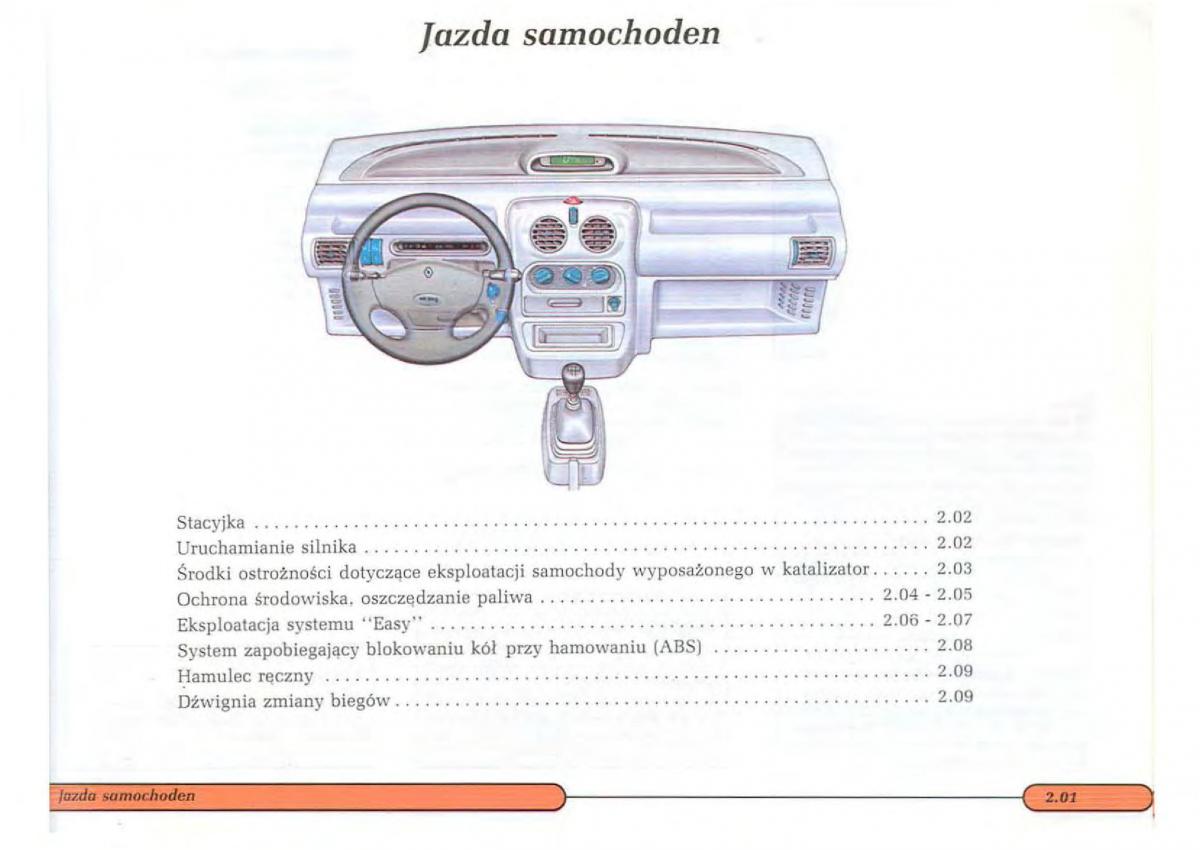 Renault Twingo I 1 instrukcja obslugi / page 40