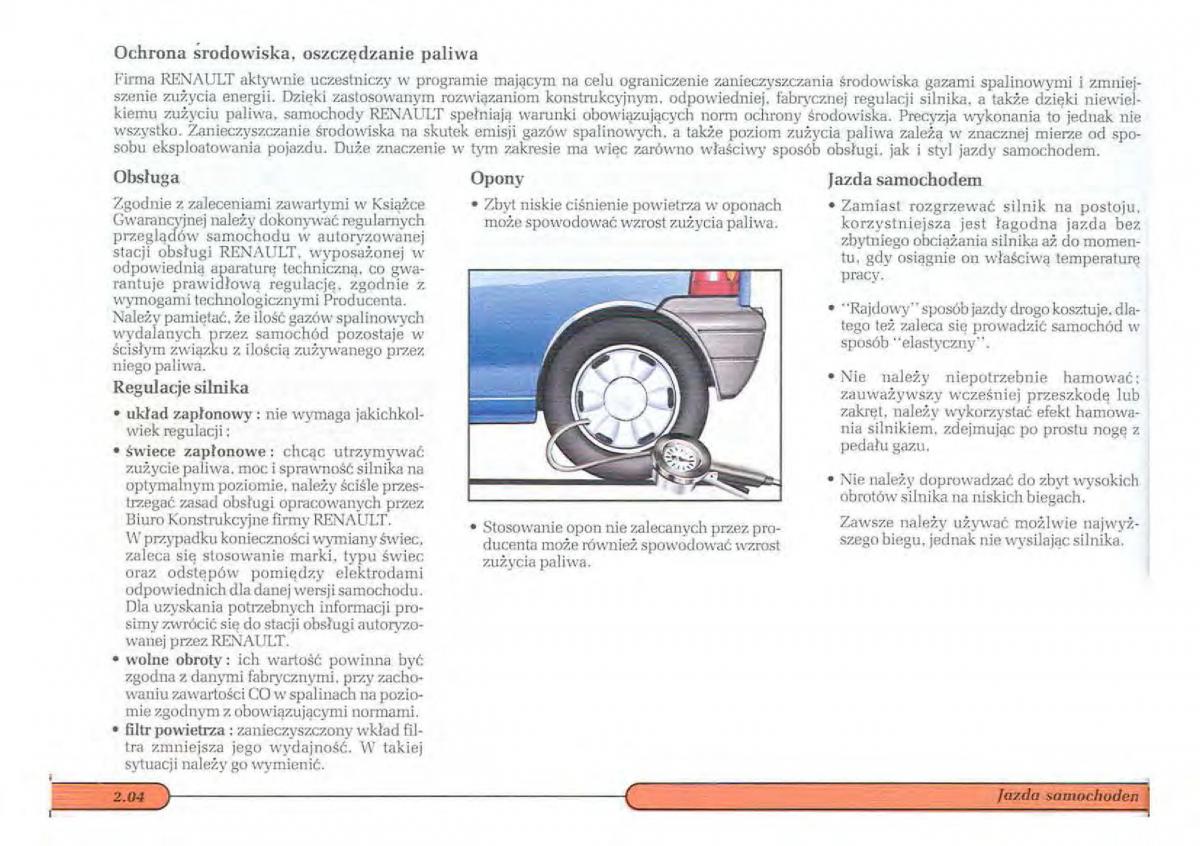 Renault Twingo I 1 instrukcja obslugi / page 43