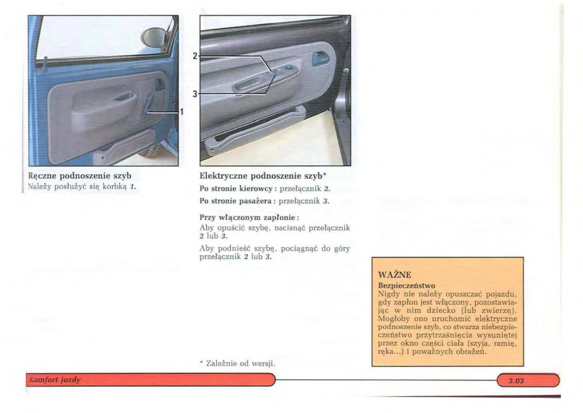 Renault Twingo I 1 instrukcja obslugi / page 51