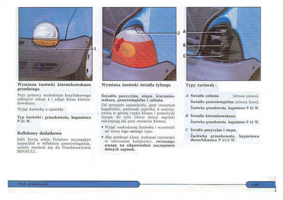 Renault Twingo I 1 instrukcja obslugi / page 77