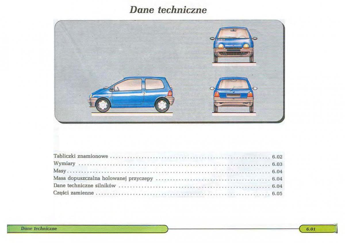Renault Twingo I 1 instrukcja obslugi / page 91