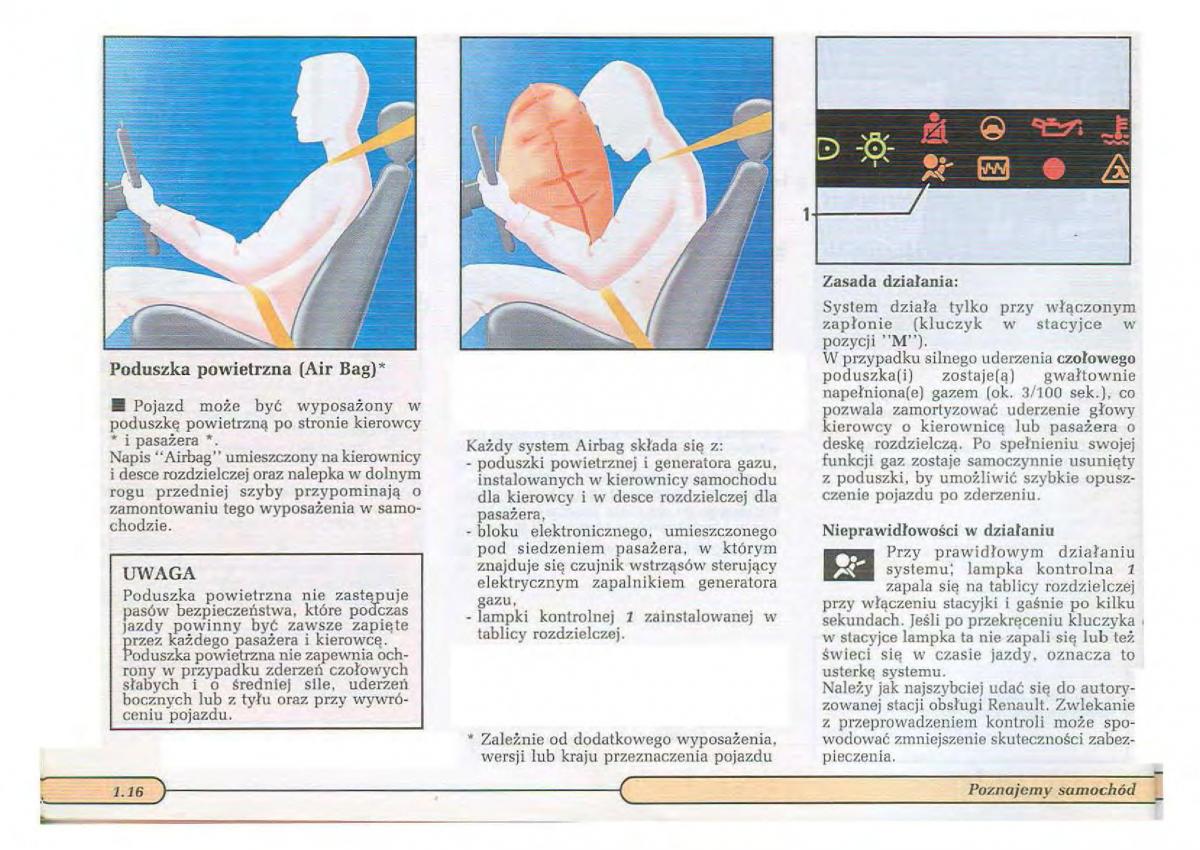 Renault Twingo I 1 instrukcja obslugi / page 21