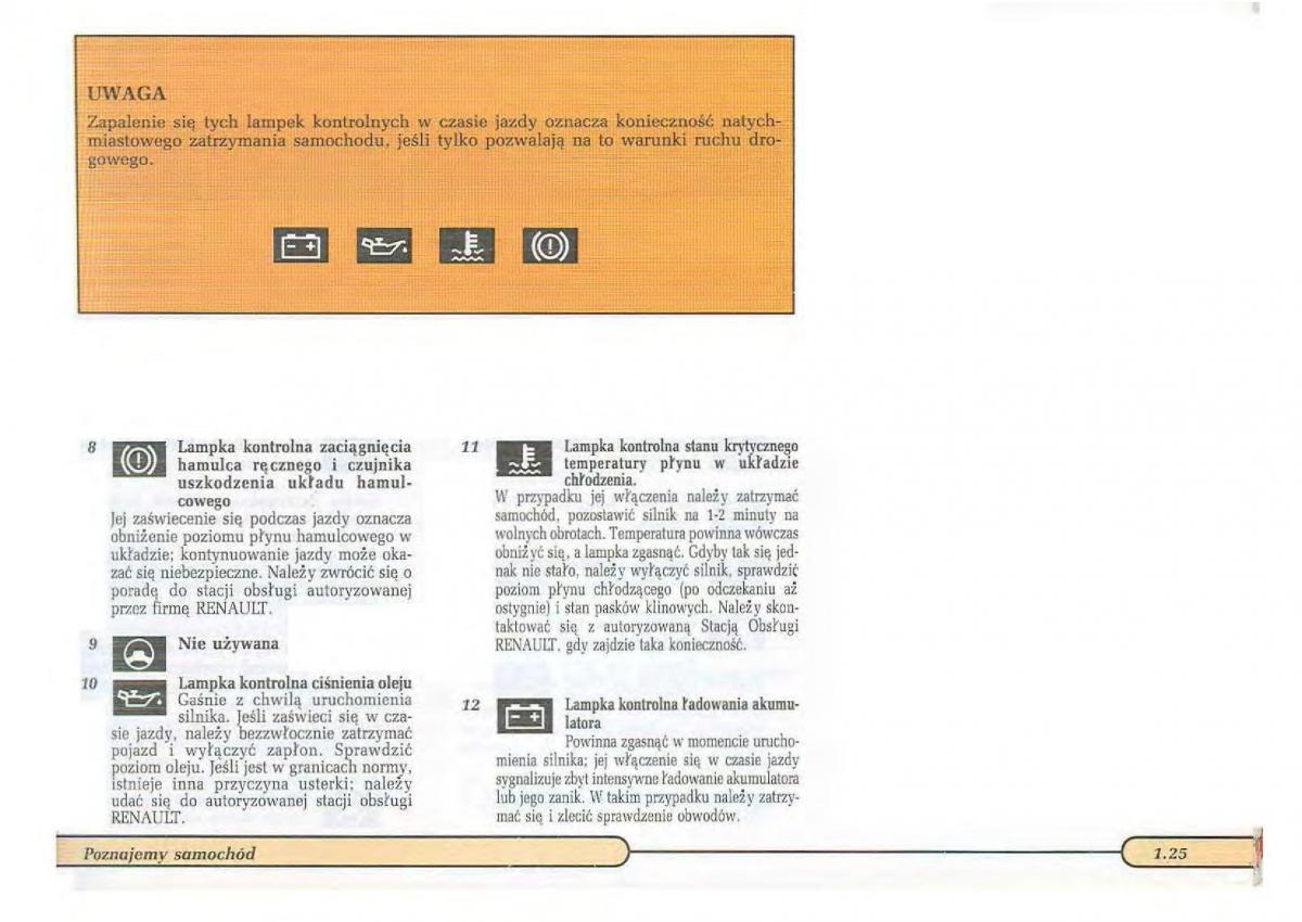 Renault Twingo I 1 instrukcja obslugi / page 30
