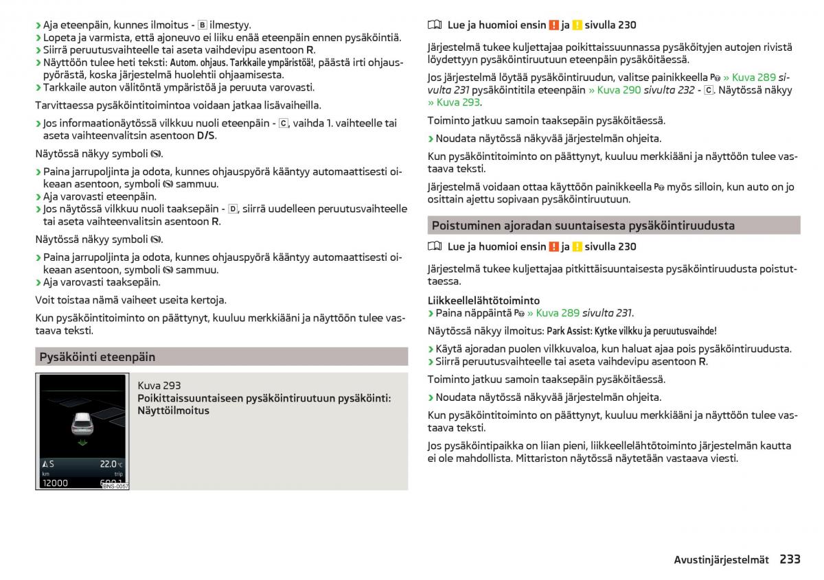 Skoda Kodiaq omistajan kasikirja / page 235