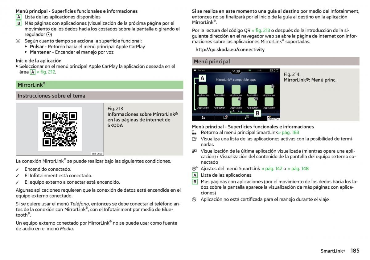 Skoda Kodiaq manual del propietario / page 187