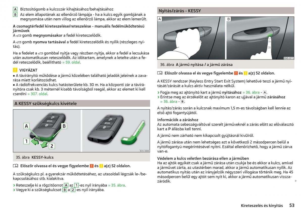 Skoda Kodiaq Kezelesi utmutato / page 55