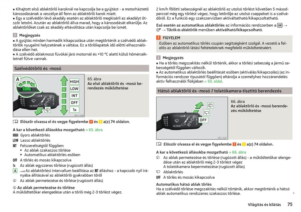 Skoda Kodiaq Kezelesi utmutato / page 77