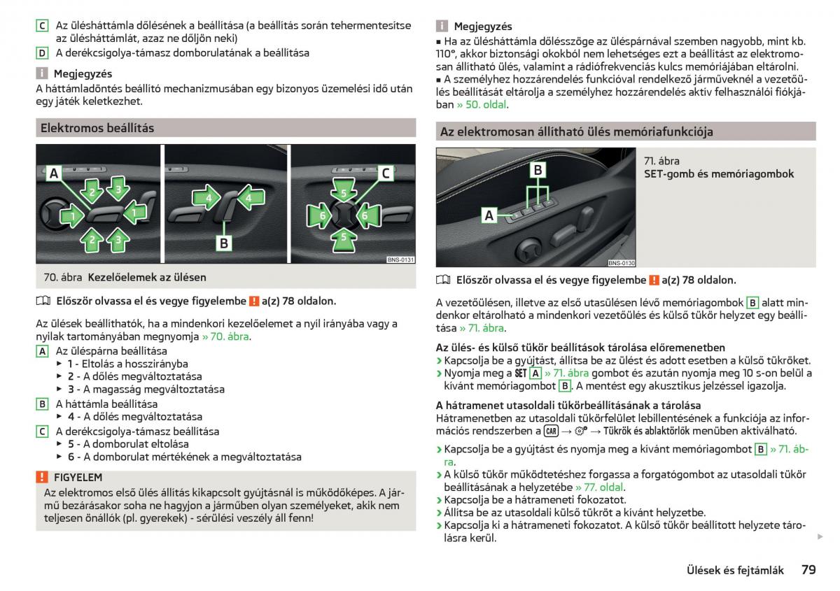 Skoda Kodiaq Kezelesi utmutato / page 81