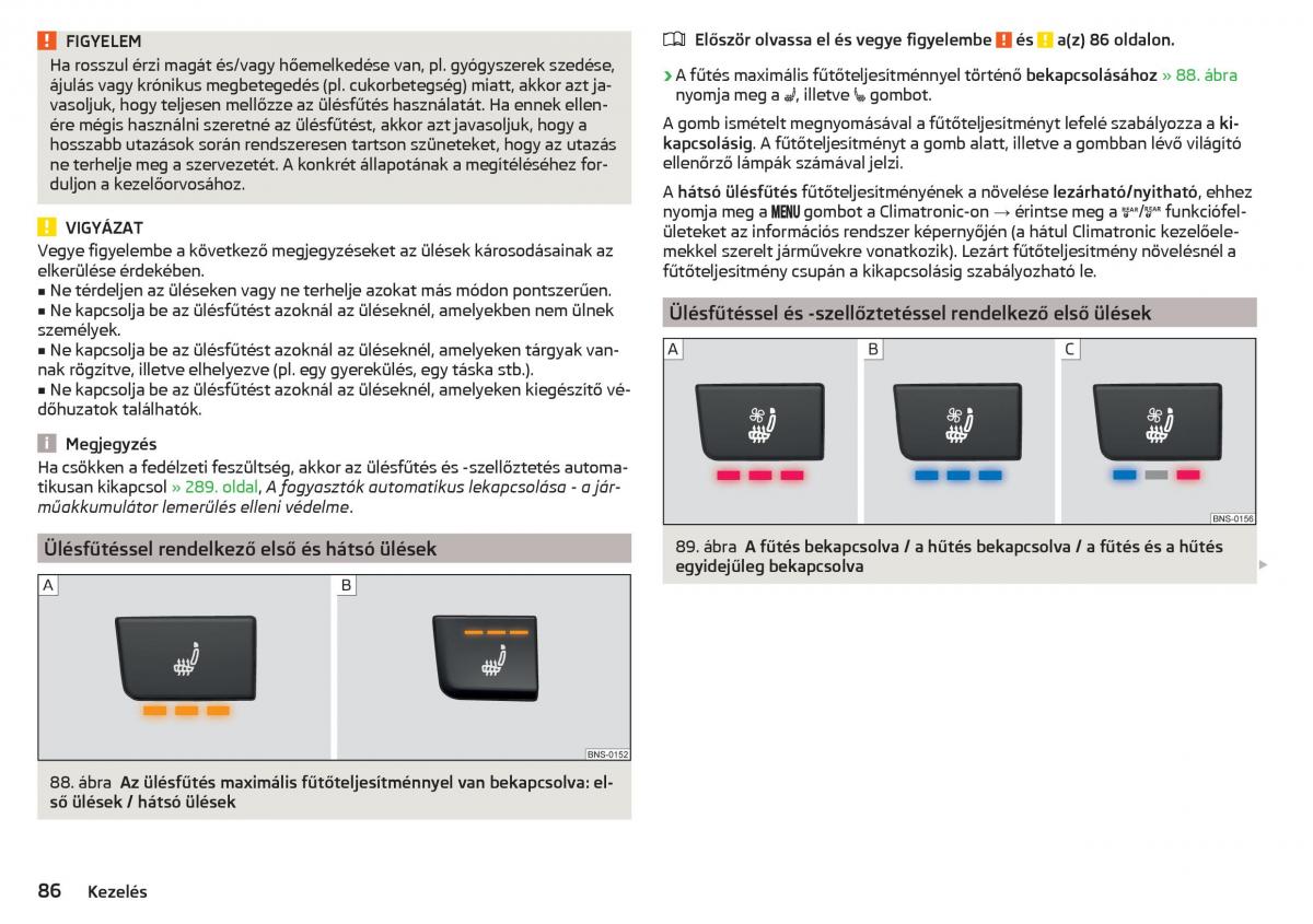 Skoda Kodiaq Kezelesi utmutato / page 88