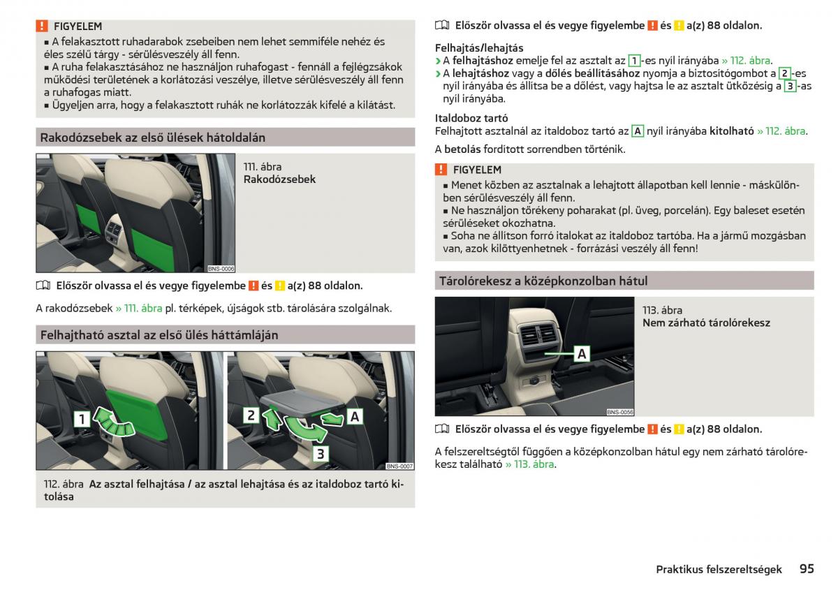 Skoda Kodiaq Kezelesi utmutato / page 97