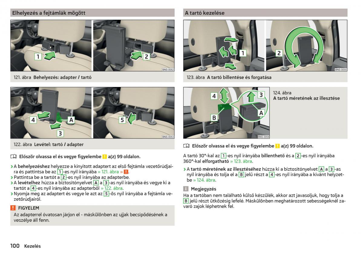 Skoda Kodiaq Kezelesi utmutato / page 102