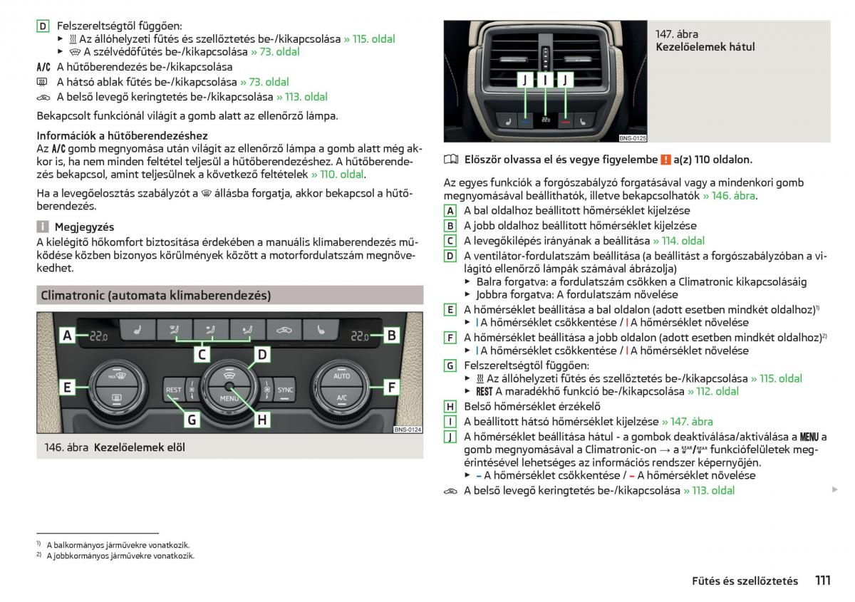 Skoda Kodiaq Kezelesi utmutato / page 113