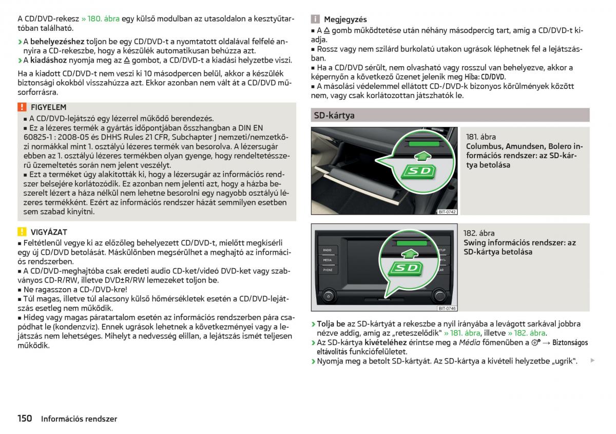 Skoda Kodiaq Kezelesi utmutato / page 152