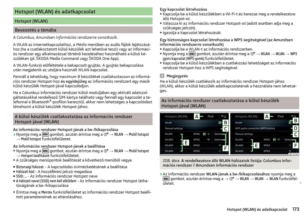 Skoda Kodiaq Kezelesi utmutato / page 175