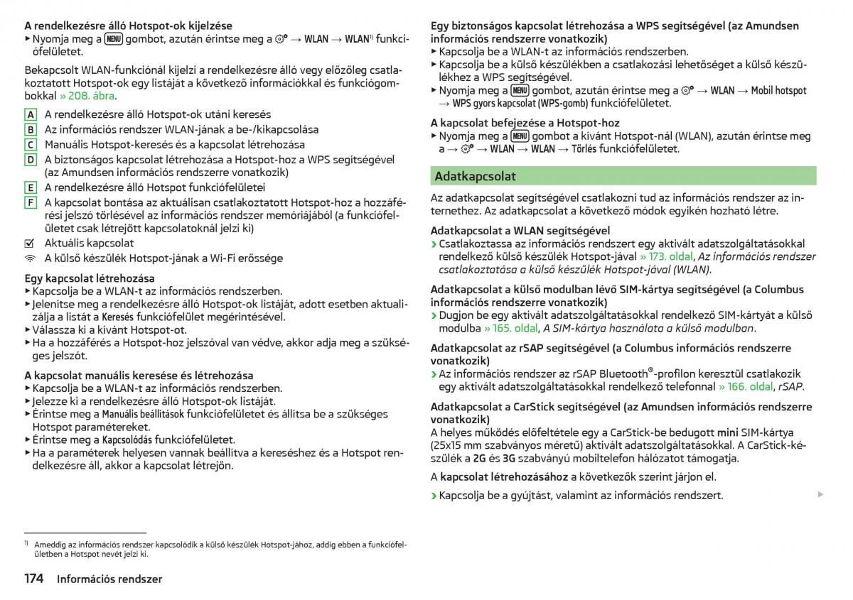 Skoda Kodiaq Kezelesi utmutato / page 176