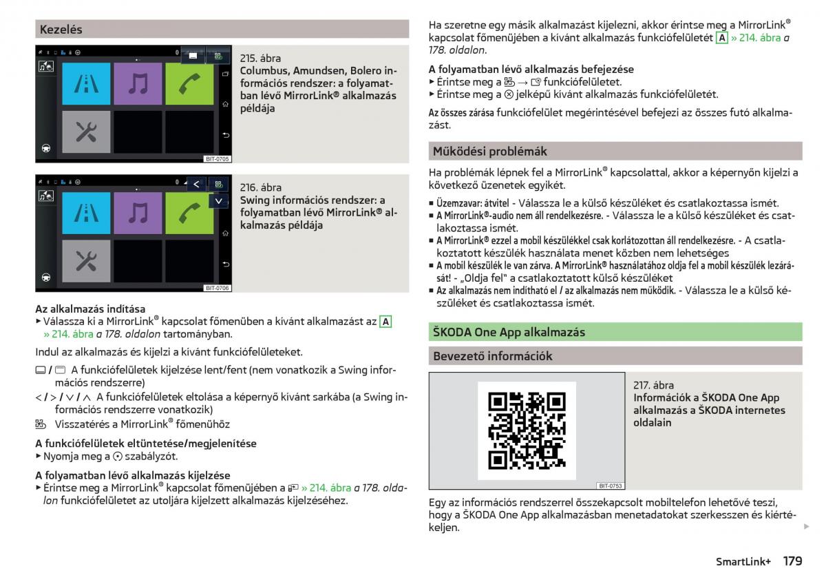 Skoda Kodiaq Kezelesi utmutato / page 181