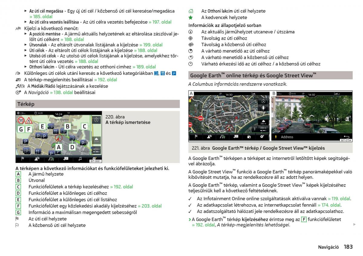 Skoda Kodiaq Kezelesi utmutato / page 185